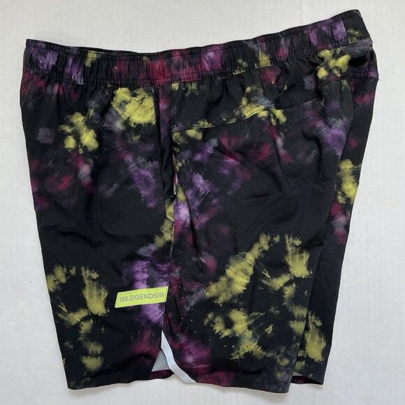 Legends Luka Shorts Mens XL Tie Dye Unlined Performance Training Stretch Gym 7" - Picture 4 of 9